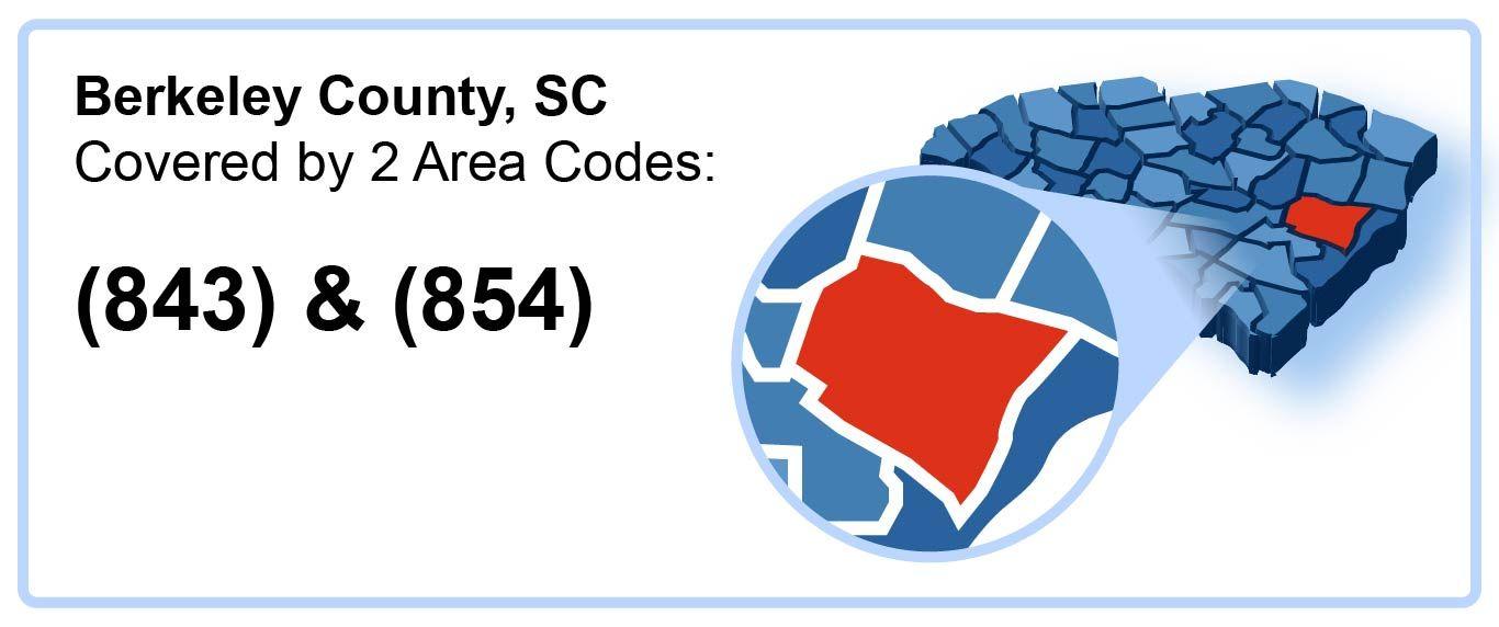 843_854_Area_Codes_in_Berkeley_County_South Carolina